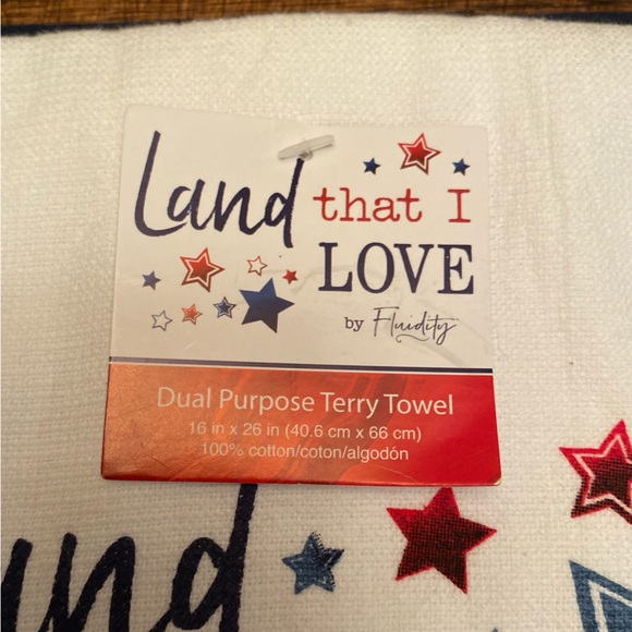 Rae Dunn Land That I Love July 4th Sign, Land That I Love Towel & Wall Signs - Picture 9 of 16